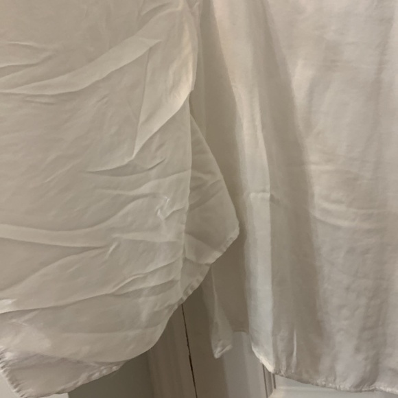 XCVI White Kimono top medium rayon excellent condition oversized relaxed boho - Picture 3 of 7